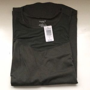 NWT Torrid Active Olive Mesh Tank 2